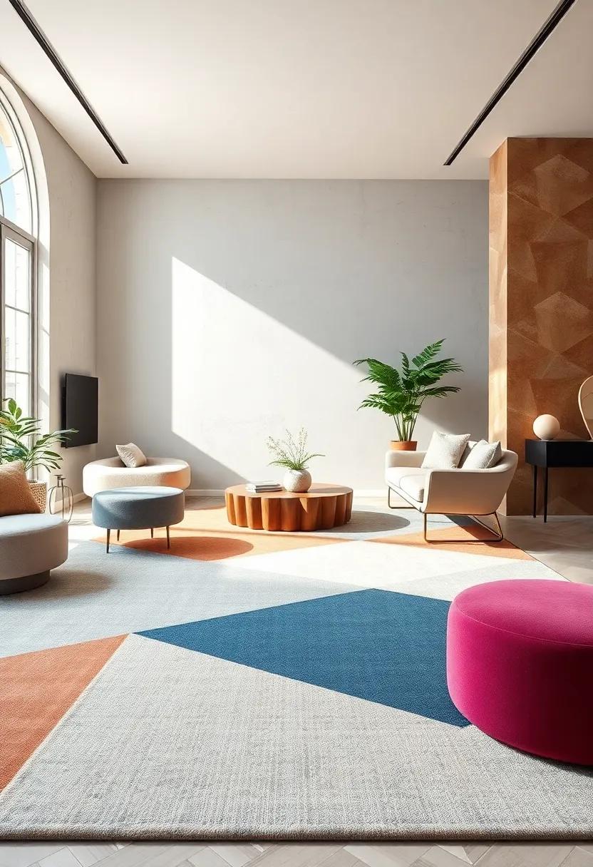 Geometric Wool Blend: A balanced⁤ mix of ‌tradition and modernity, geometric wool rugs serve⁤ as statement pieces that ​anchor rooms ‌with their eye-catching patterns and textures