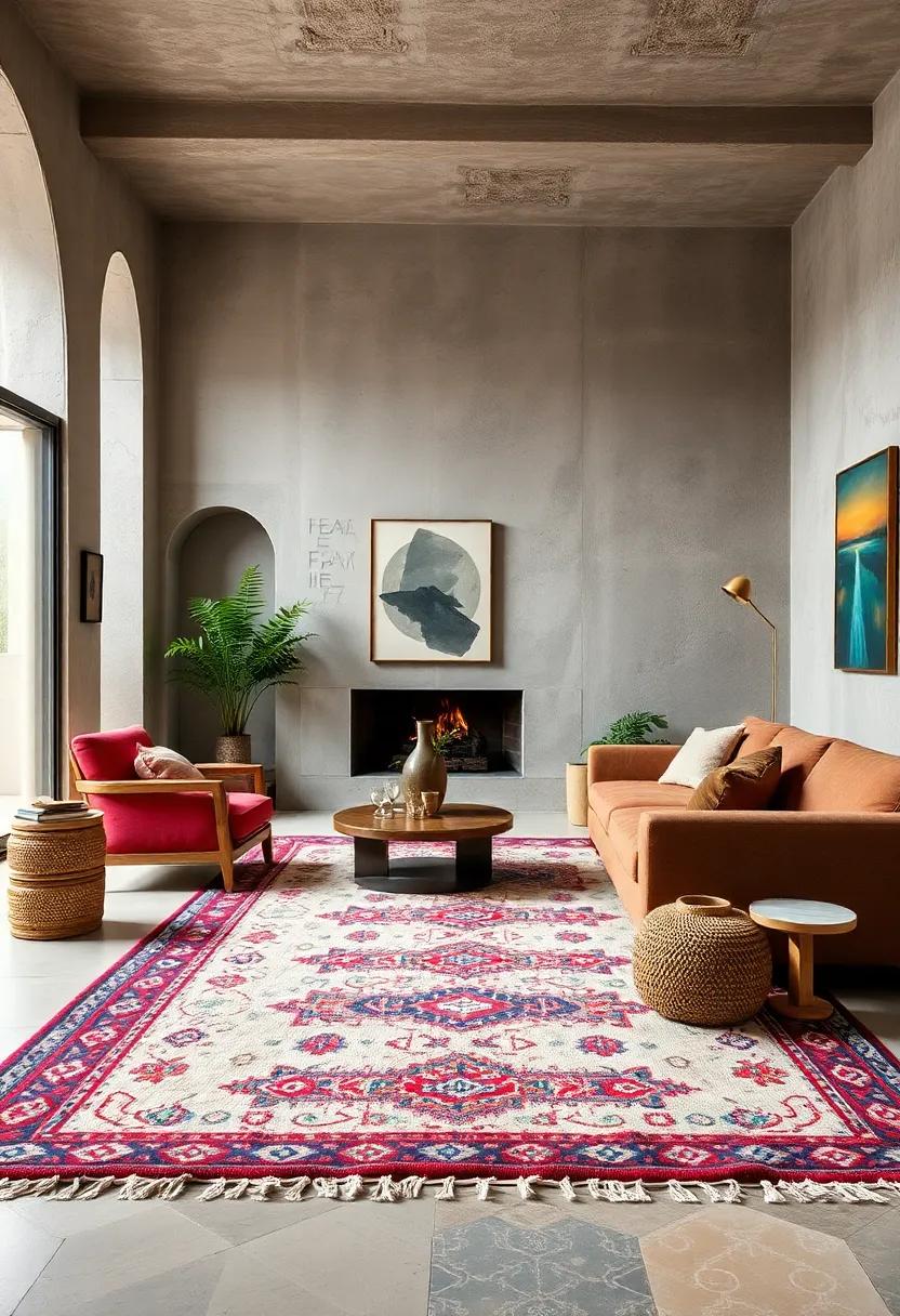 Moroccan Berber: Characterized by its ‌thick⁢ pile and tribal patterns, ​this rug provides both comfort and a​ touch of bold personality, ideal for ‍eclectic interiors seeking⁤ a​ cultural ‍accent