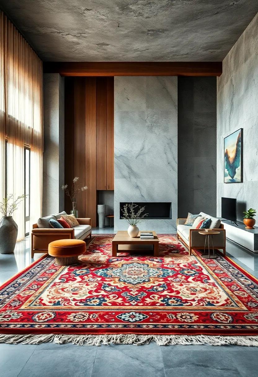 Oriental Silk ⁢Carpet: With delicate weaving techniques, an Oriental silk carpet‍ adds an exquisite ​touch, making any room feel like a luxurious sanctuary with its intricate designs