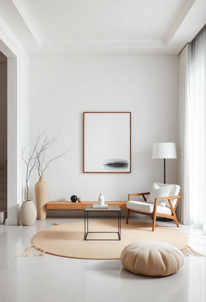 Artful Yet Minimal⁣ Décor: ​Select a few key art pieces ⁣or statement sculptures⁢ that resonate with you, rather than overcrowding walls