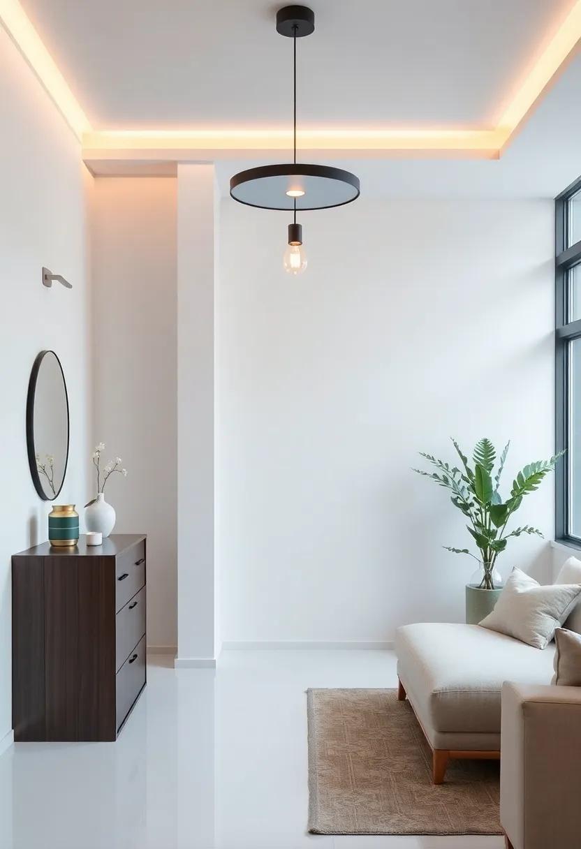 Minimalist Lighting Fixtures: Select⁢ simple, sleek lighting that enhances the ambiance while remaining ‍unobtrusive
