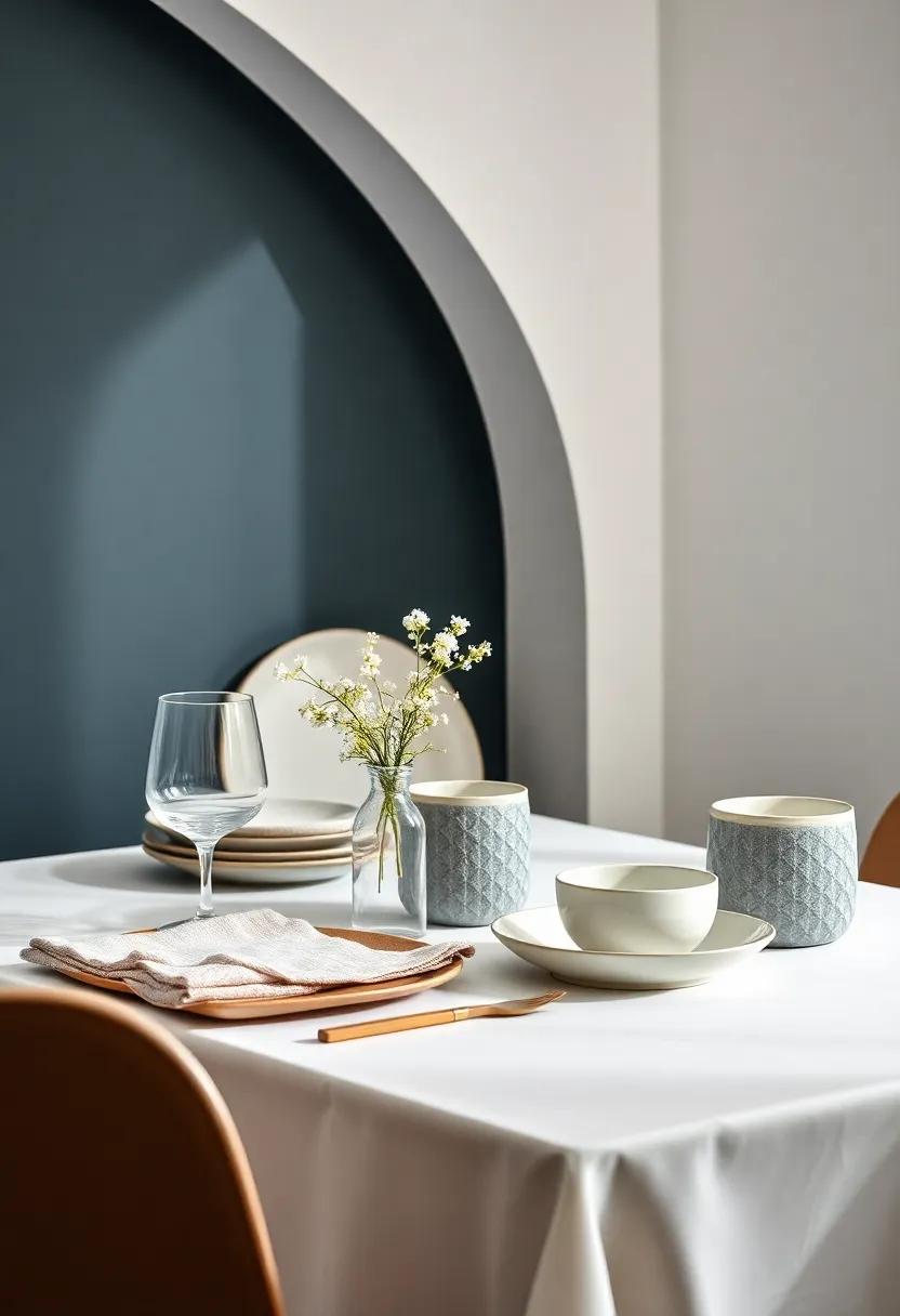Minimalistic Tableware: ‍Use elegant, simple dishware that enhances dining ⁣experiences and complements your ​aesthetic beautifully
