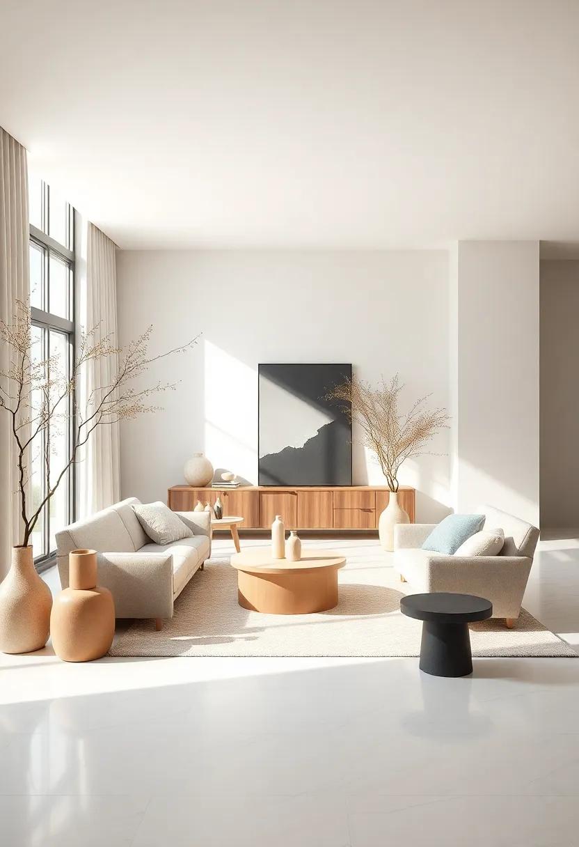 Sculptural Elements:⁤ Include a few ‍statement pieces that stand out artistically, drawing the ‌eye ⁣without overwhelming the space