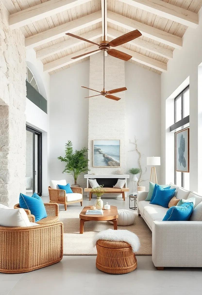 Incorporating Natural ⁣Textures for a Warm⁤ Coastal Feel