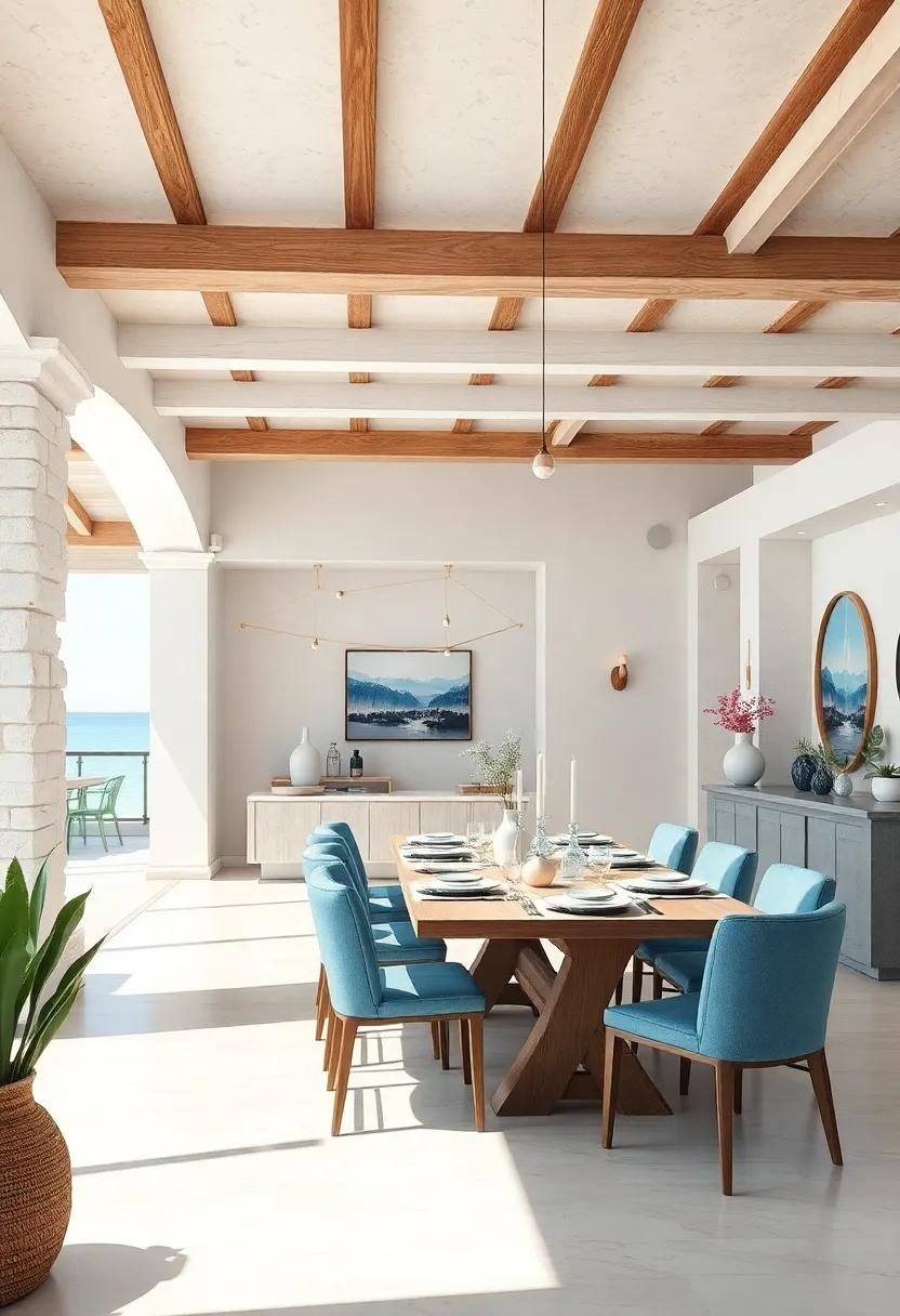 Stylish Dining Areas Offering a Nautical Dining Experience