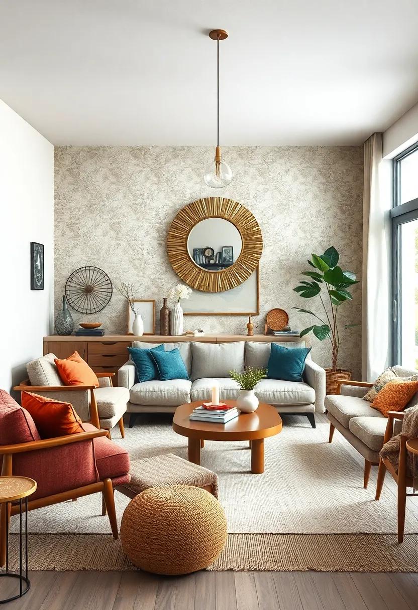 Mirrored Accents: Add a vintage mirror to create the illusion of more‍ space while reflecting light and style