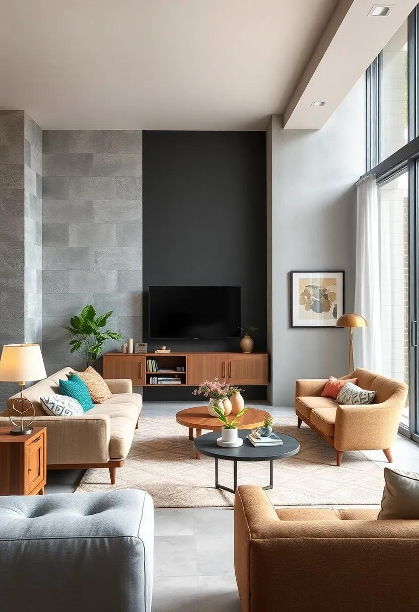 Function meets Aesthetic: Choose multi-functional furniture with hidden storage to keep the living⁤ area tidy and stylish