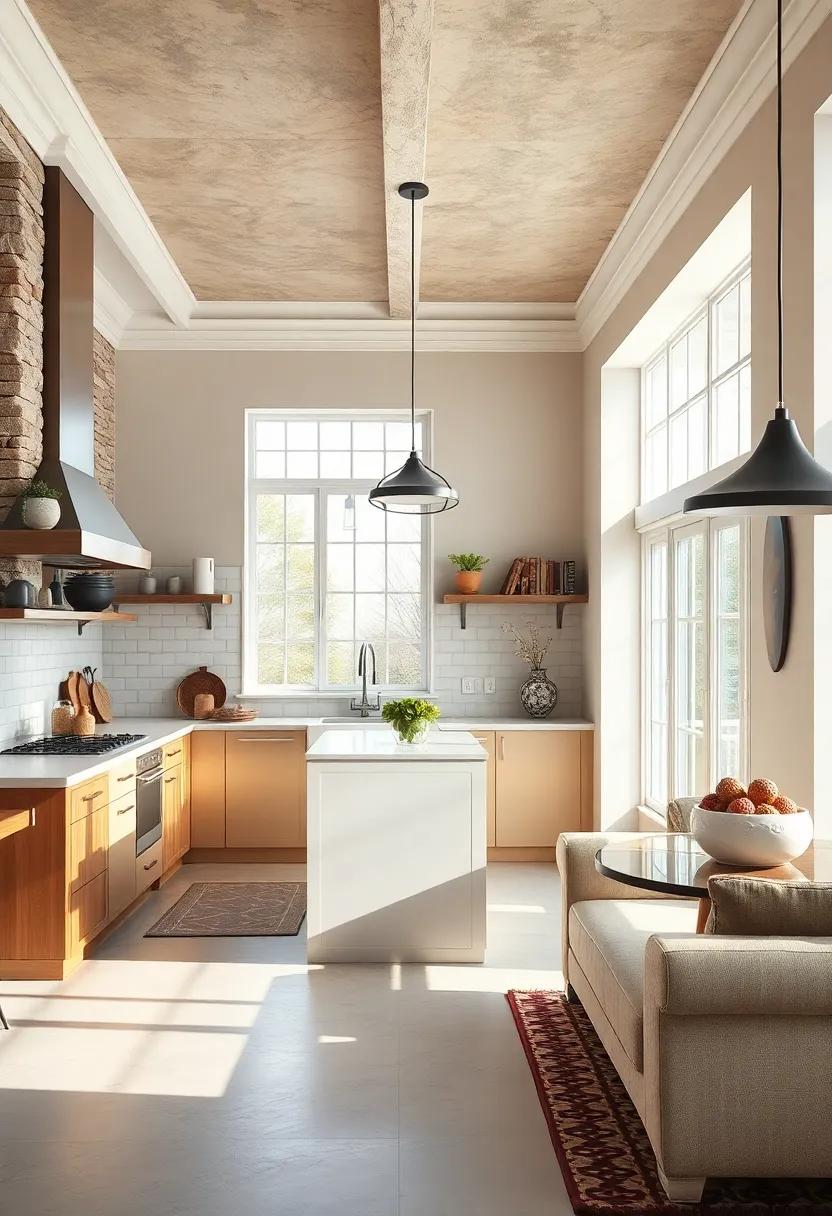 Contrast Traditional and contemporary:⁣ Blend classic elements like crown molding with⁣ sleek modern surfaces for an ⁤eclectic mix