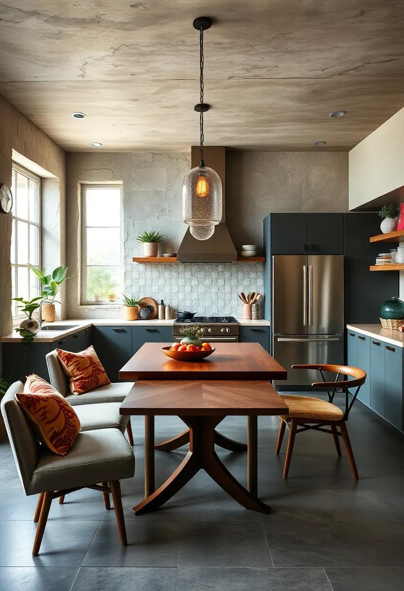 Diverse⁣ Seating Options: Include various seating styles, such as a traditional dining ‌table, a cozy nook, or high-top counters