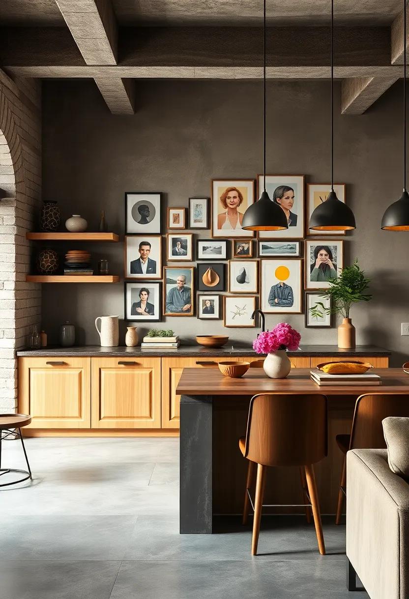 Gallery‍ Wall: Create ‌a visual gallery with framed ⁤artwork or ‌photographs​ that reflect your personality and interests