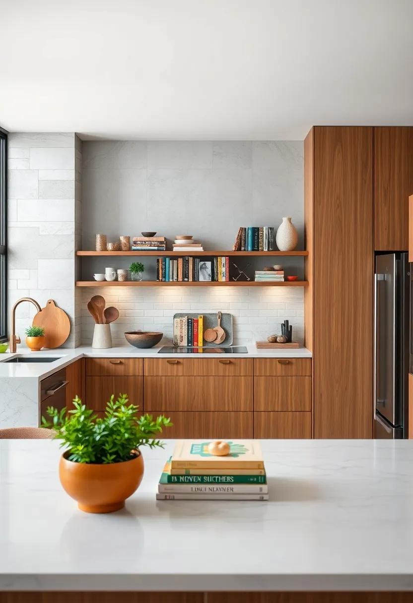 Showcase Cookbooks: ⁣Create‍ a designated⁢ area for your ​cookbooks, either in a‍ stand ⁣or ‌on a shelf,⁤ inspiring culinary creativity