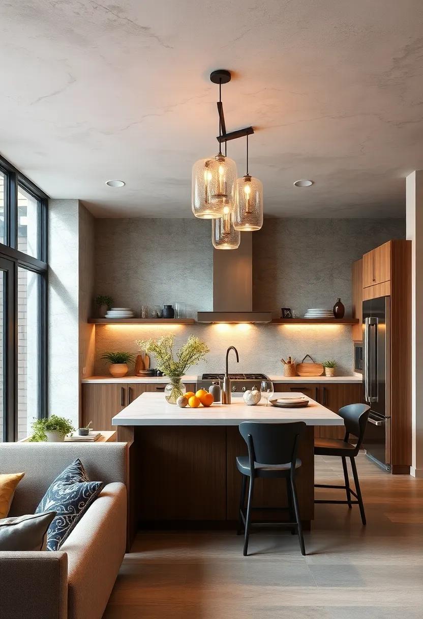 Statement Lighting Fixtures: Choose ‌an eye-catching chandelier or pendant lights​ that act‍ as art pieces overhead