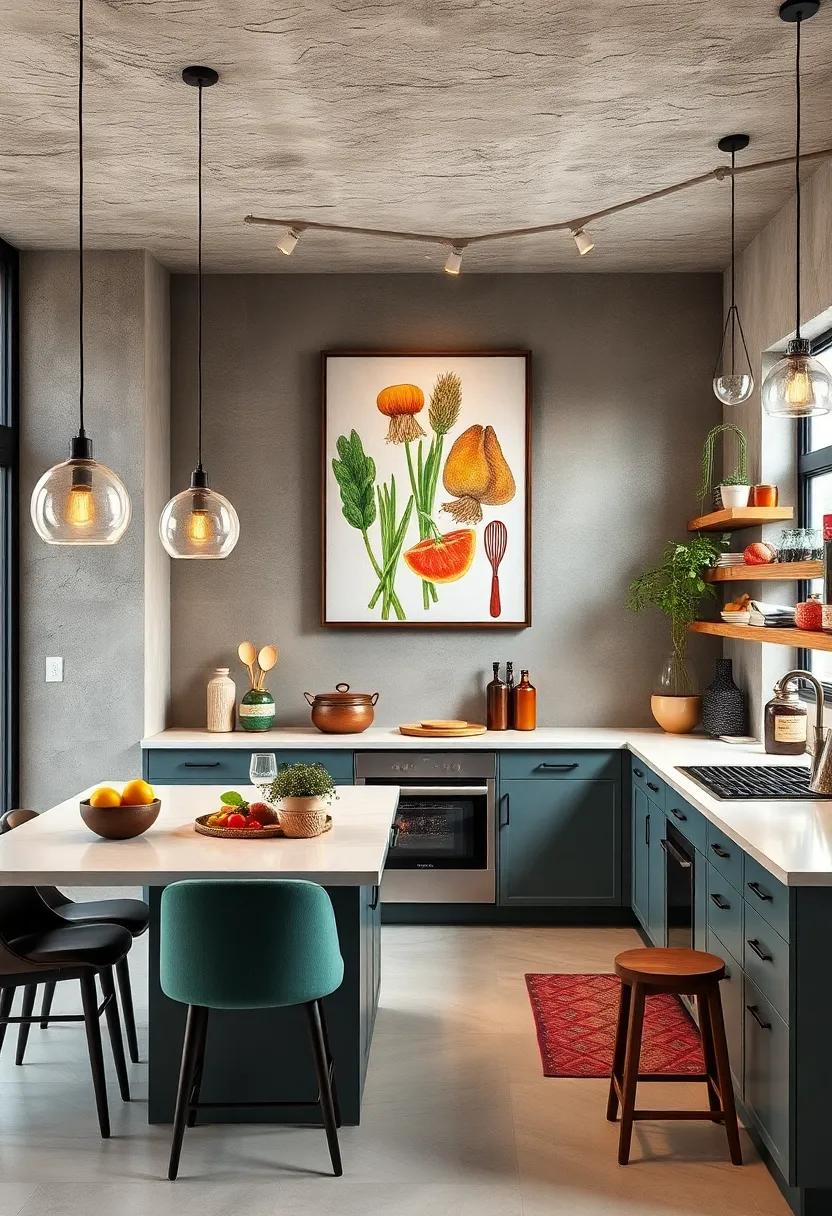 Unique Wall⁣ Art: Incorporate culinary-themed art pieces⁤ or murals ‍that nod to your love for ⁤cooking and food