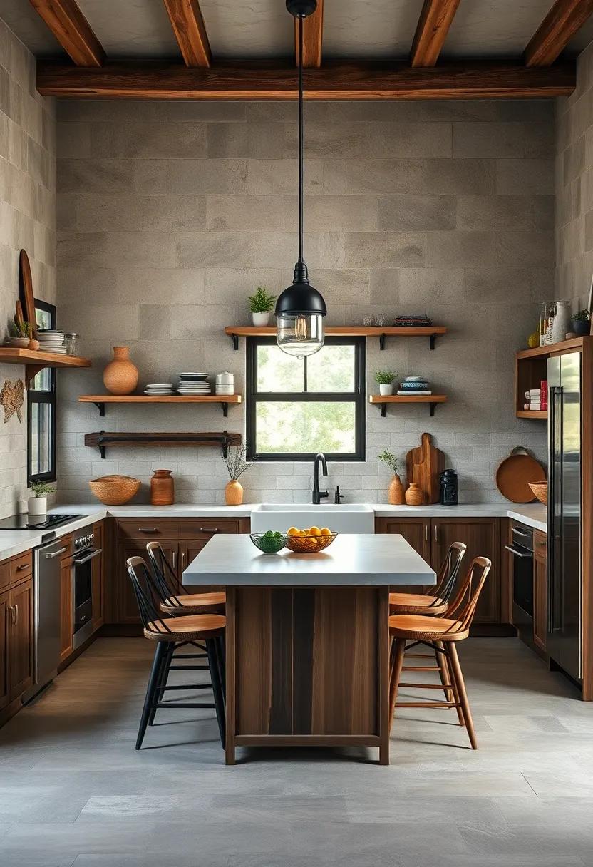 Upcycled Materials: Use reclaimed wood or repurposed items⁣ for ⁤shelves, countertops, or decoration to celebrate sustainable living