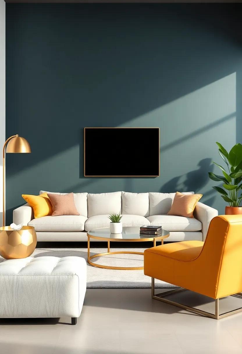 Color Coordination:‍ Pairing Metallics ⁣with Bold Color Palettes