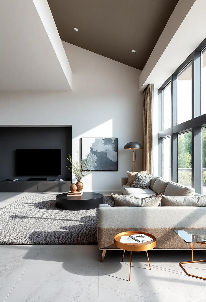 Creating an‌ Inviting Atmosphere with Warm ‌Metallic Hues