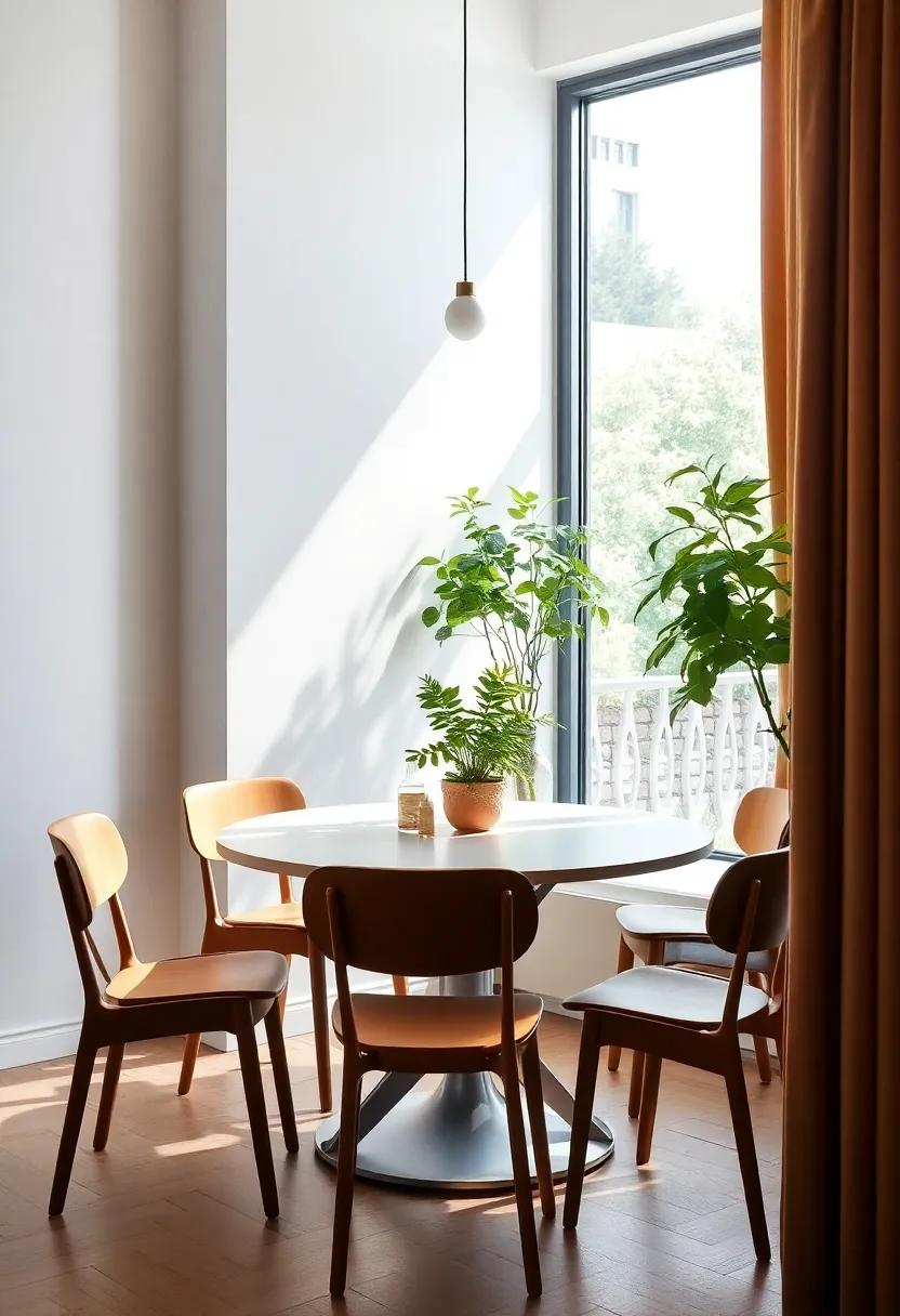 Add Greenery: Introduce plants or a small indoor herb garden to liven up the dining space while promoting a fresh environment