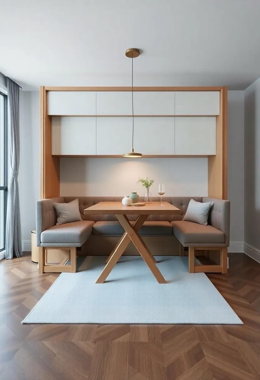 Invest in a Murphy Bed: In smaller apartments, consider a Murphy⁢ bed that folds down to create a cozy dining nook by day