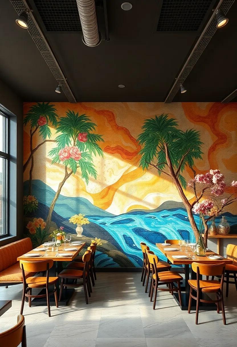 Transforming⁢ Atmospheres: ‍The Emotional Power of Mural Art in Dining Spaces