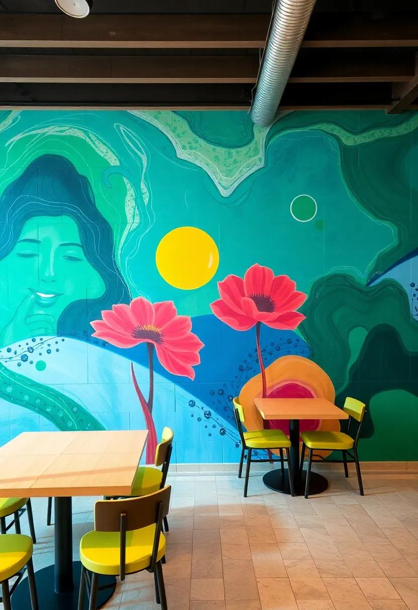 The Synergy of Color: How Murals Influence Mood ​and⁢ Appetite