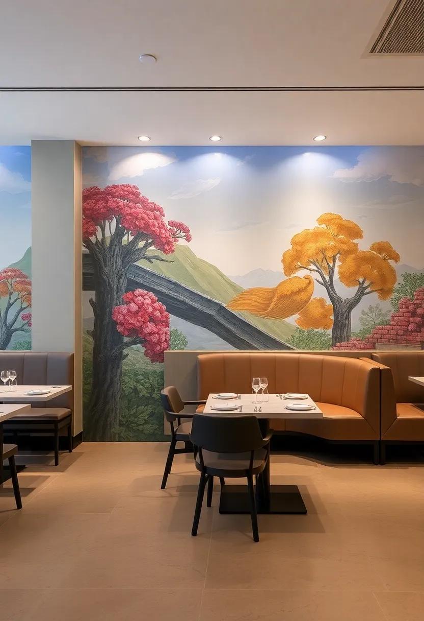 The Art of Space: How Murals⁢ Alter Perception in⁣ Dining Environments