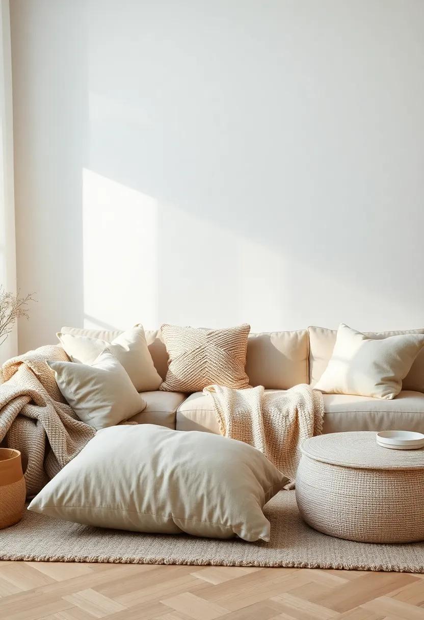 Artful Arrangement ‌of Cushions to⁤ boost Comfort in Living Room‍ Settings