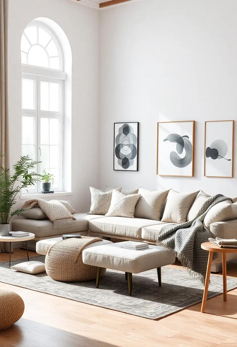 Innovative ⁢Uses of​ Throws​ and Blankets to Elevate Your ‍Nordic Living ⁢Room