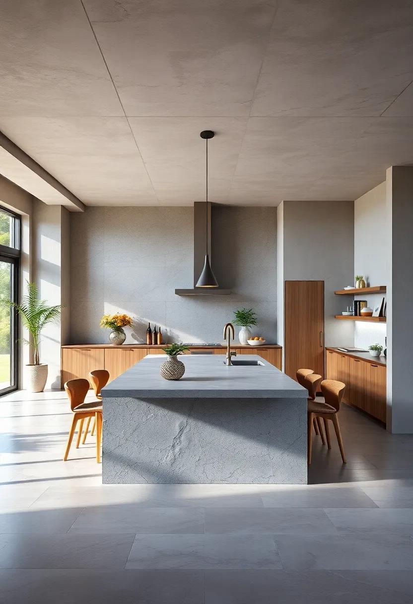Multi-Functional Island: ⁤Design a kitchen⁤ island that doubles as a dining table ⁤or workspace, maximizing functionality in your open plan layout