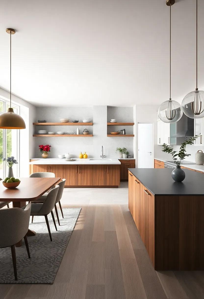 Open Shelving: Replace upper cabinets with open shelves to⁢ display your‌ favorite ‌dishes and decor, creating ‍an‍ airy feel while showcasing ⁣your style