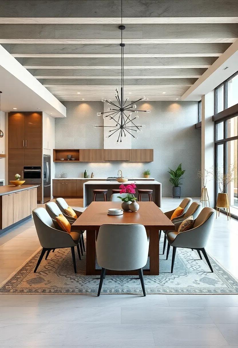Open Floor⁣ Plan ​Flow: strategically arrange‌ your furniture to create fluid transitions from kitchen ​to⁢ dining,⁤ ensuring an inviting and cohesive environment