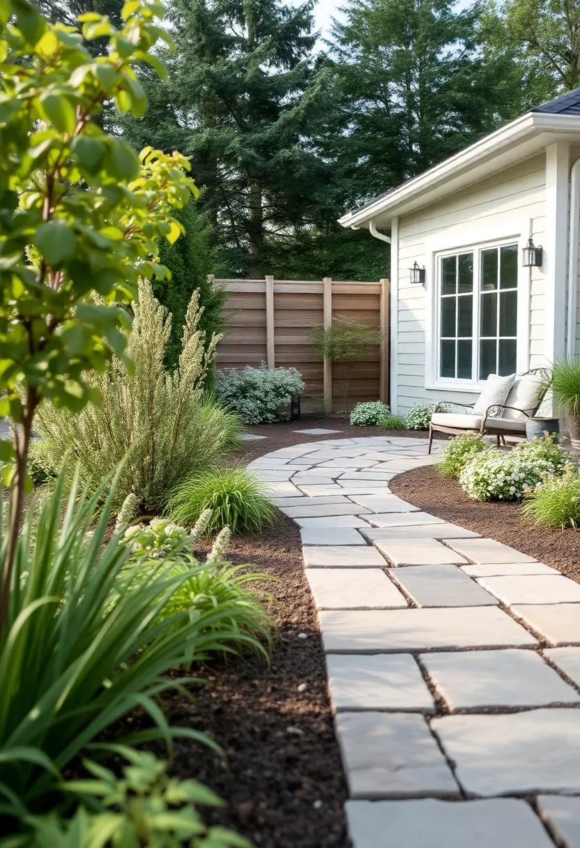 Design a Pathway: Create⁤ a meandering walkway using stone pavers that invite exploration throughout your garden