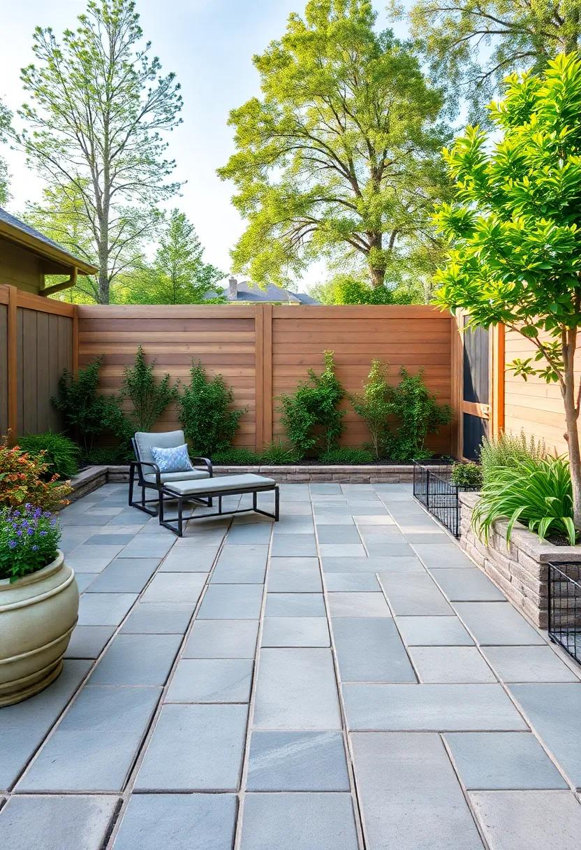 Explore ‌Geometric Shapes: Use square or rectangular stone pavers​ arranged in‌ a​ geometric pattern for a contemporary look