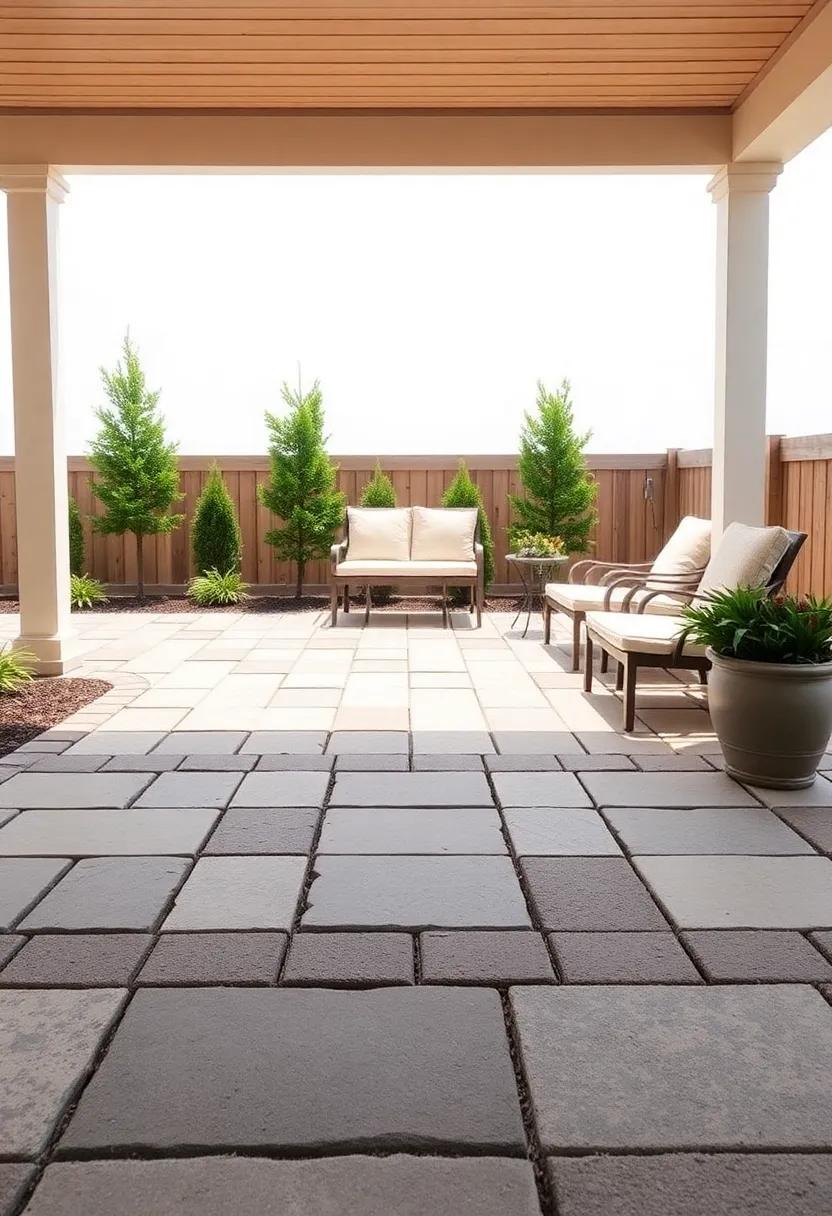 Incorporate Edging:‌ Highlight your stone paver layout with gravel ‍or mulch edging for a polished finish ‍that frames your design