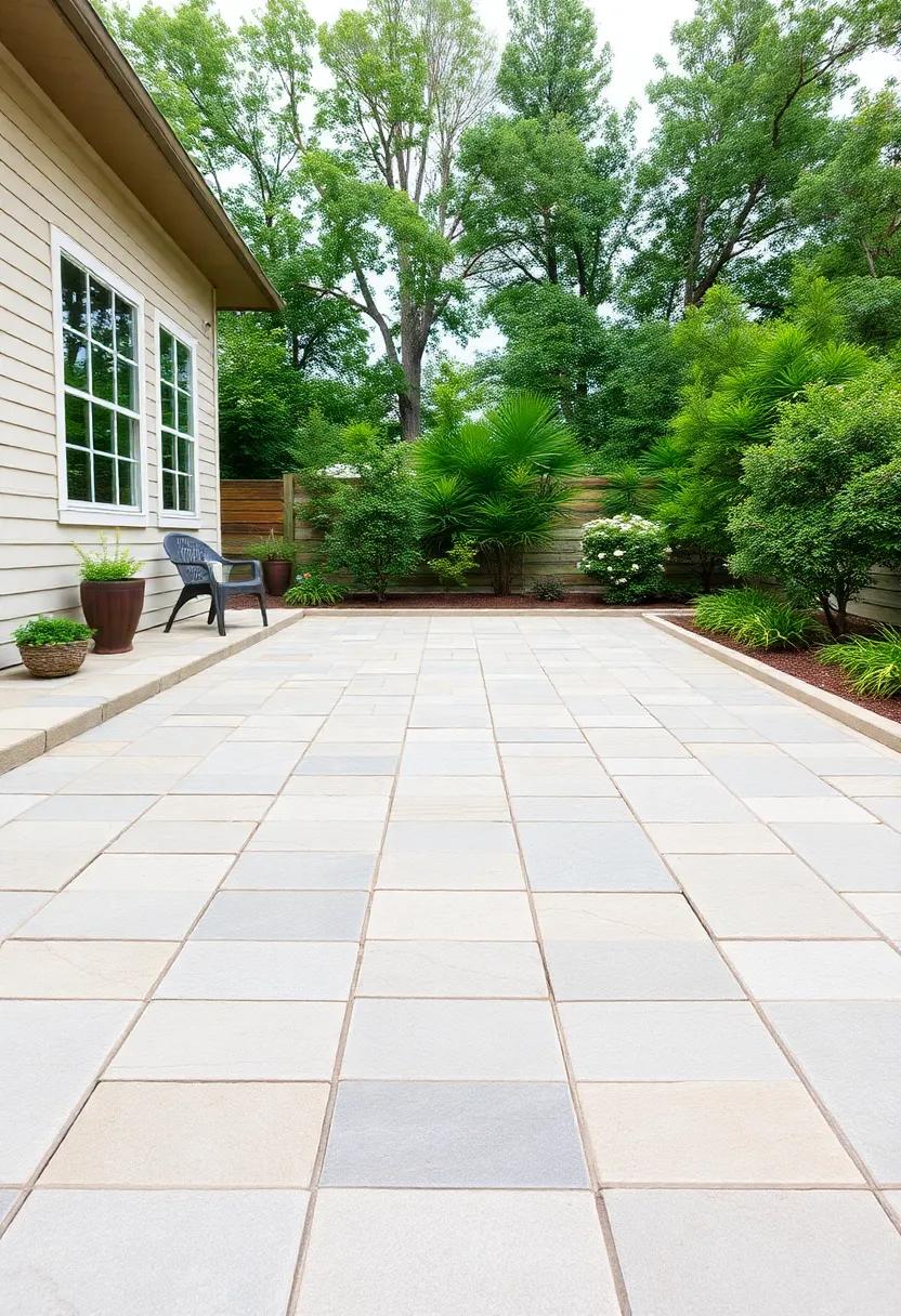 Opt for Sustainability: Choose permeable stone pavers that allow for water ⁣drainage while ⁢promoting ​an eco-friendly environment