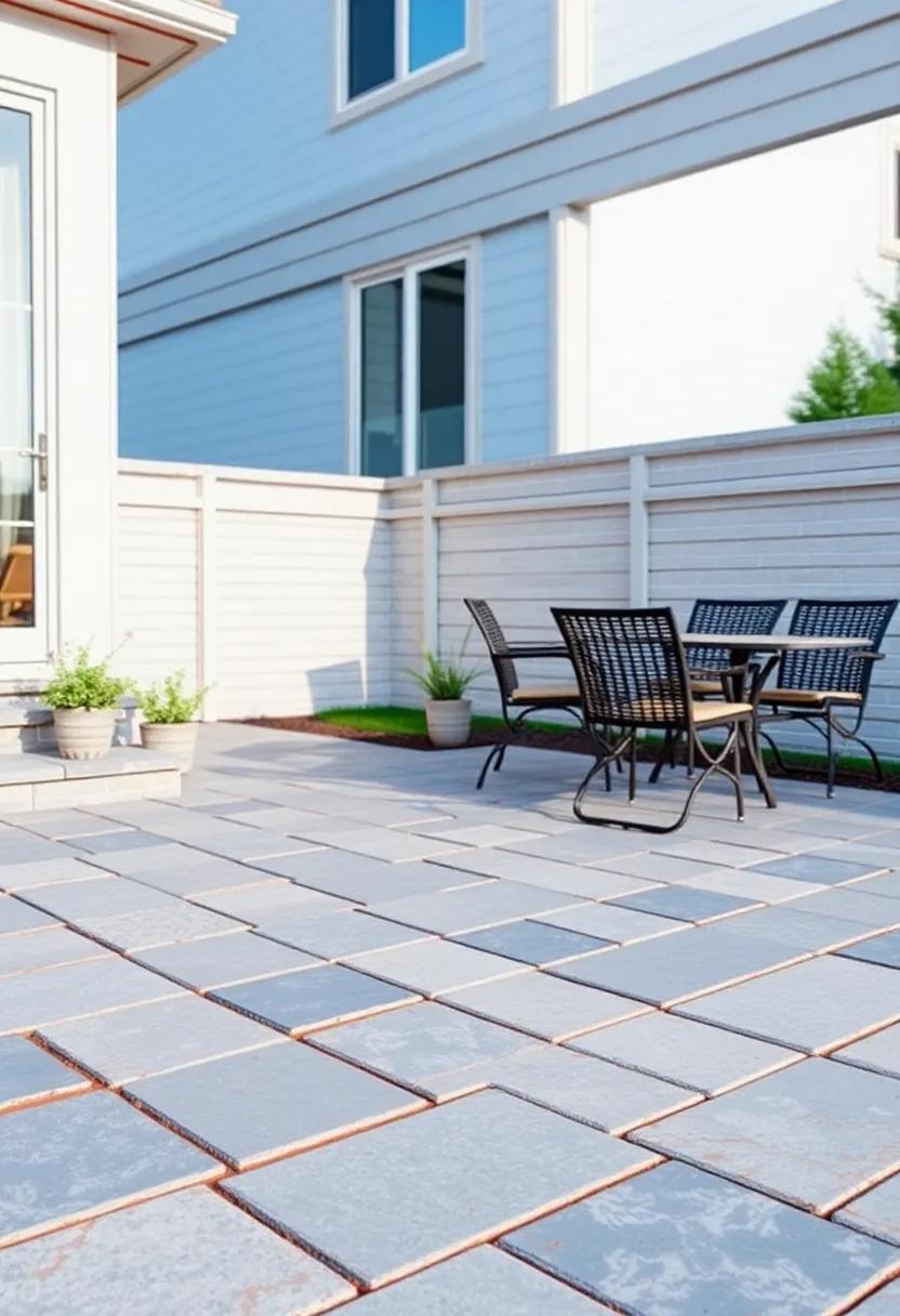 Use Grout Wisely: Play with colored⁢ grout between ‌stone pavers to add character⁣ and⁣ enhance your overall design