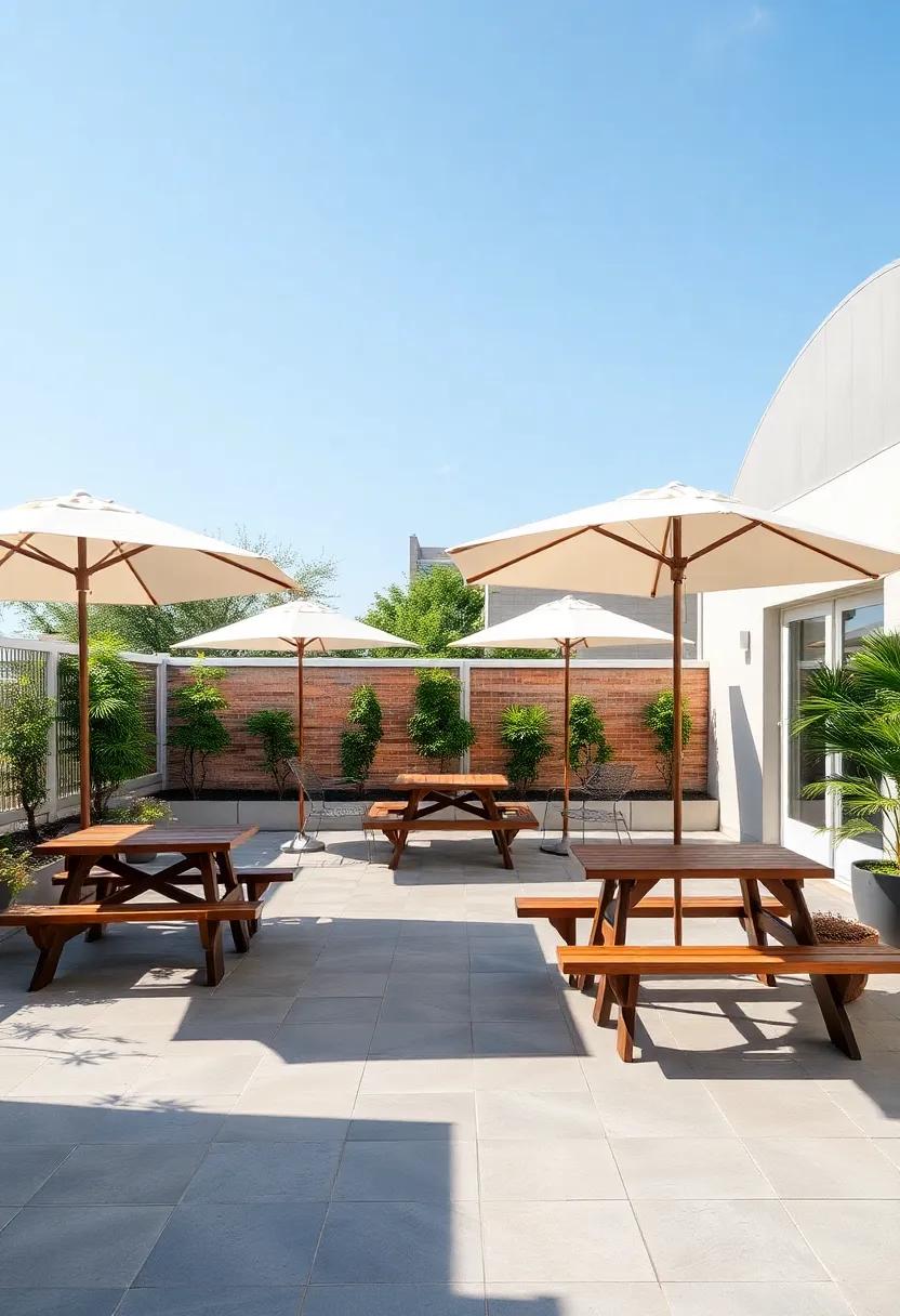 The Allure of Shade: Integrating Umbrellas⁢ for Comfort and ‌Style