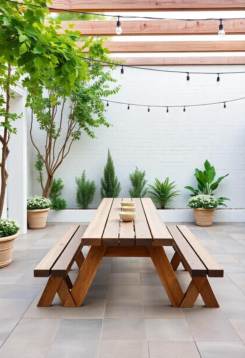 The Art‍ of Arranging: Optimal Layouts for Picnic⁣ Table Gatherings