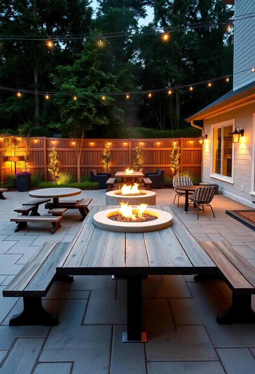 The Magic⁣ of ​Fire: Creating ⁢a Warm ​Focal ‍Point with Fire Pits‍ Near Dining areas