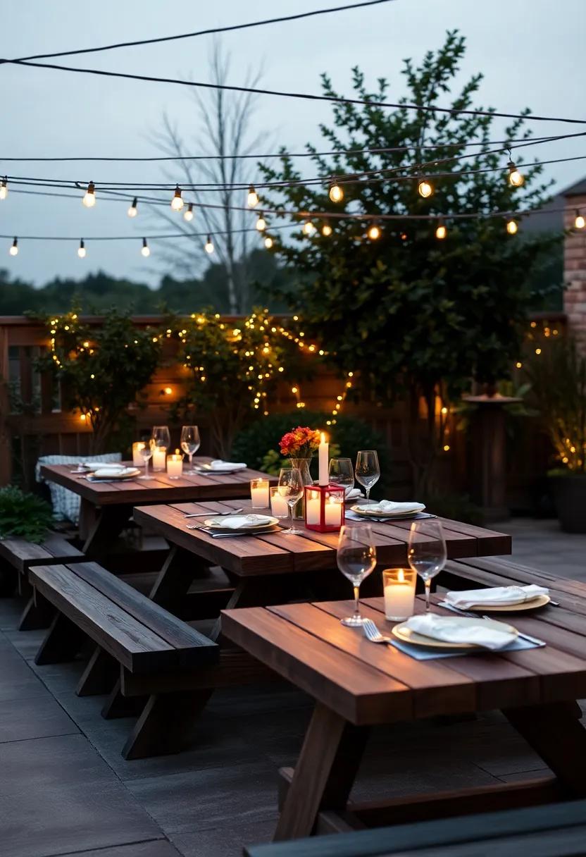 Transforming Evenings with Flickering⁤ Candles Set Amongst Table Settings