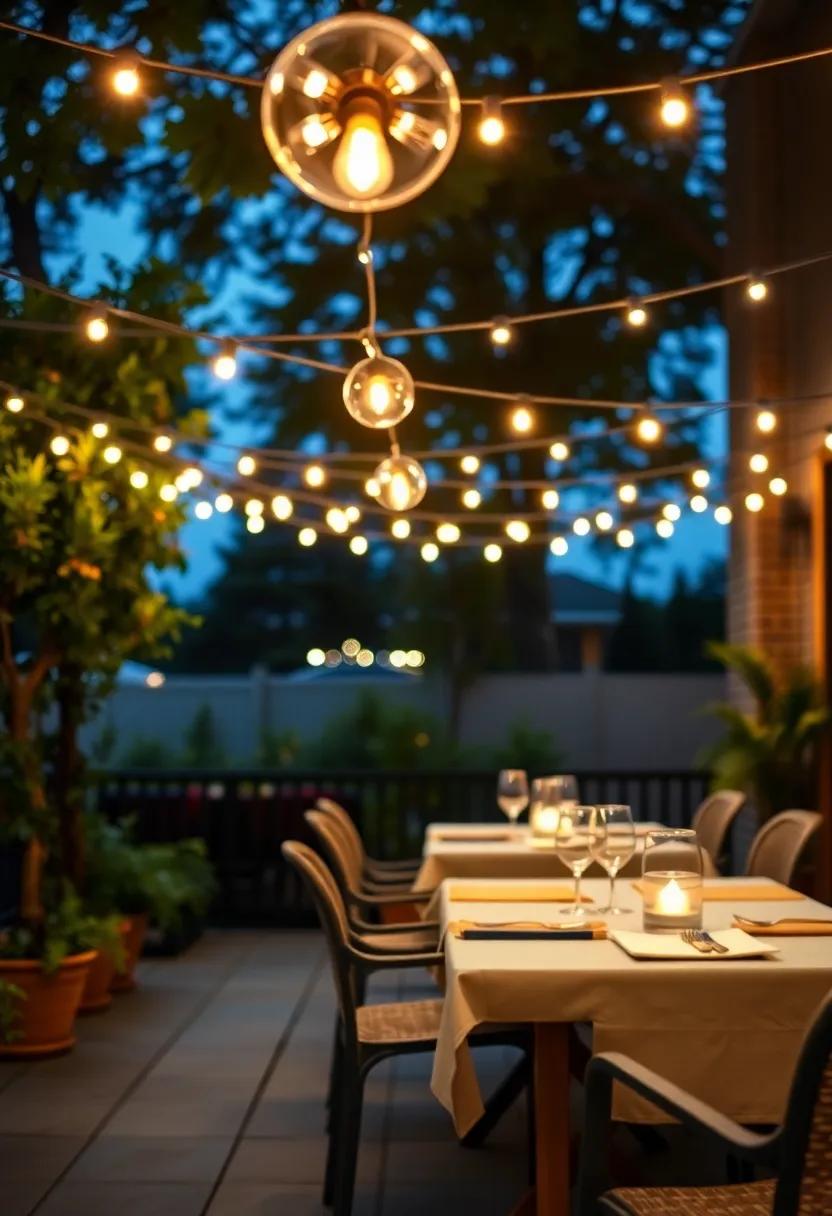 Enchanting Ambiance: The Allure of Twinkling String Lights at Night