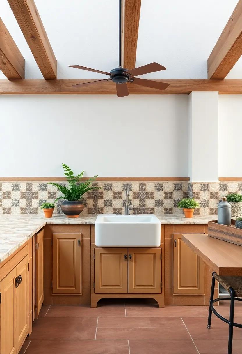 Transform your patio into a Mediterranean oasis with a ‌tiled ‌outdoor kitchen that includes a vintage-style sink,bringing a⁤ touch ⁣of glamour to alfresco dining