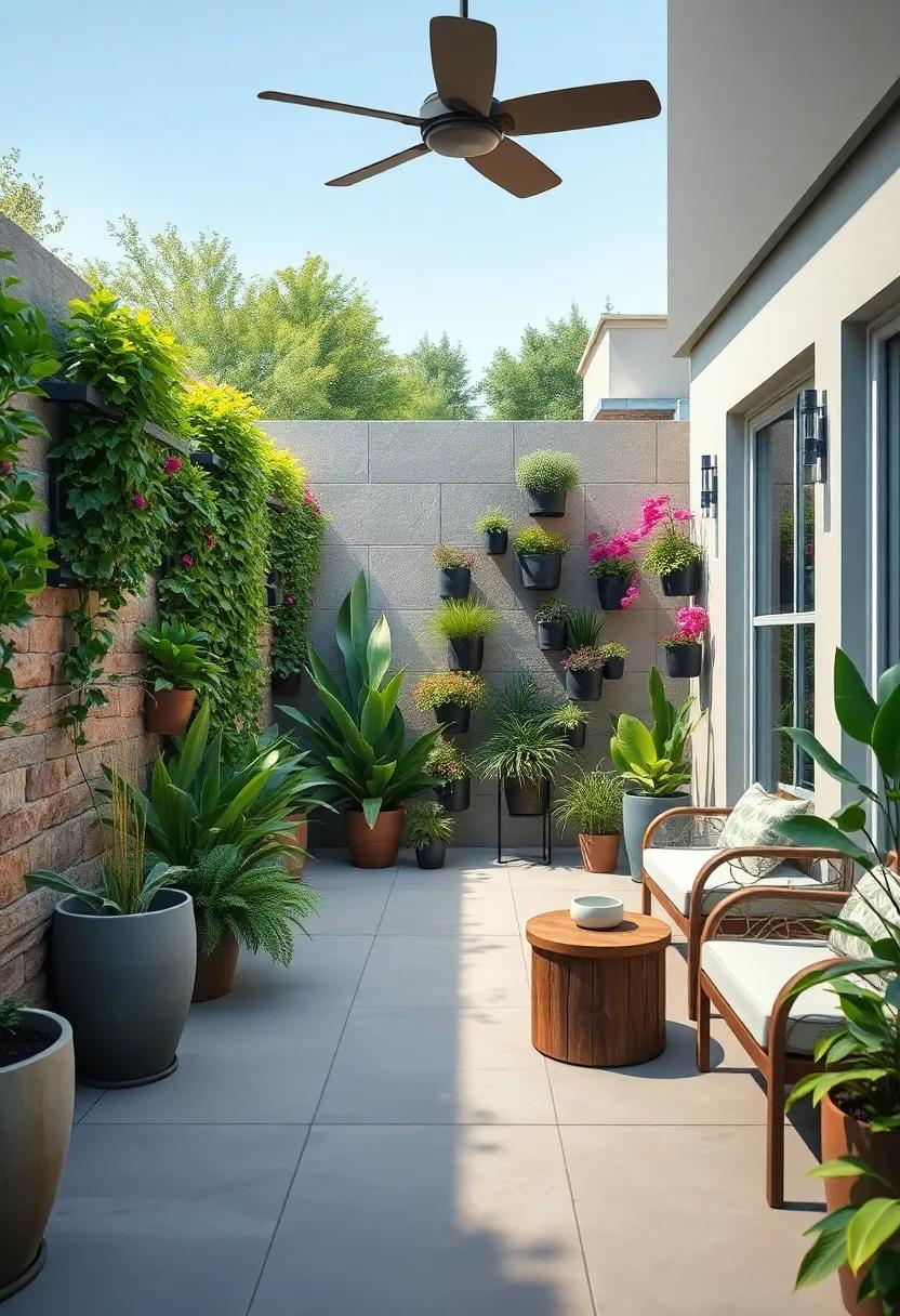 A Vertical Vortex: Create a spiral‌ garden by stacking pots⁢ in a tornado-like shape, drawing the eye and providing ⁢visual interest without a lot⁣ of space