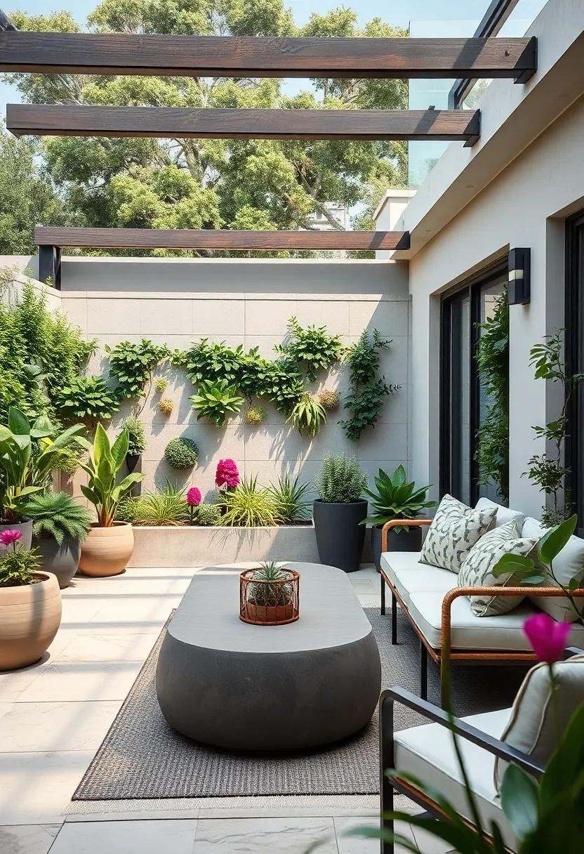 Monochrome Magic: Opt for a ‍monochromatic palette⁢ using various shades of the same color⁢ for a sophisticated and unified vertical ‍garden ⁤look