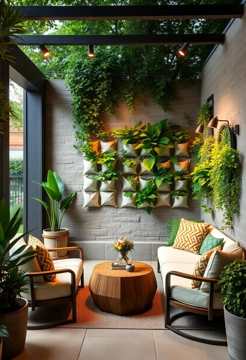 Nature-Inspired Pocket Wall: Utilize fabric pockets filled with plants to create a ​unique‌ and soft-textured ‌garden wall, perfect for a plush, inviting look