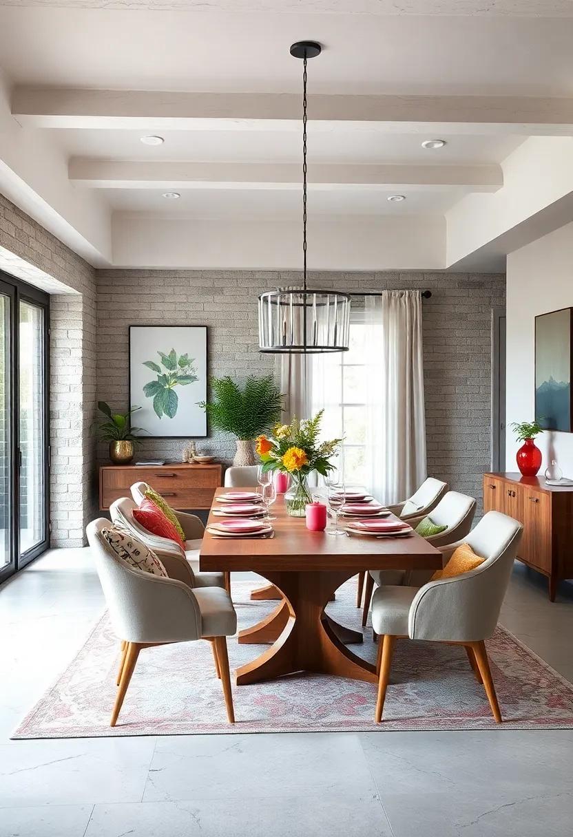 Color Accents: Adding Pops of Color to Muted Palettes for a‌ Vibrant dining Experience