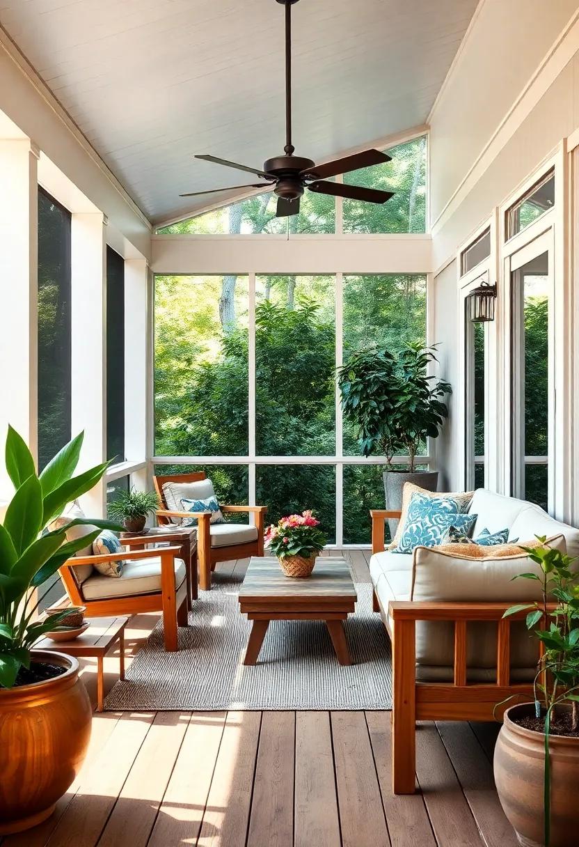 Incorporating Greenery: Plants That Thrive in Screened Spaces