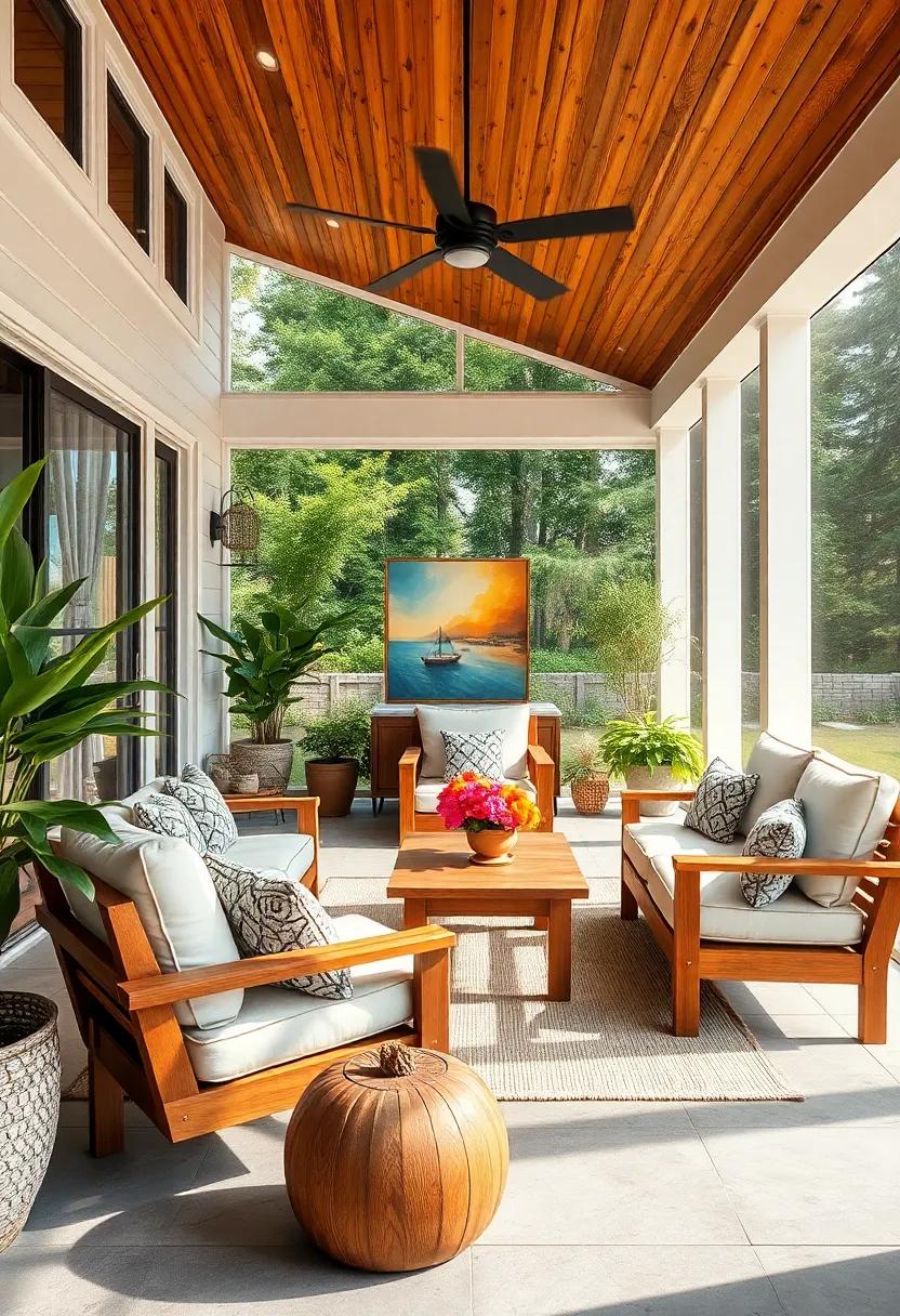 Incorporating Art and Personal Touches in Your Screened Retreat
