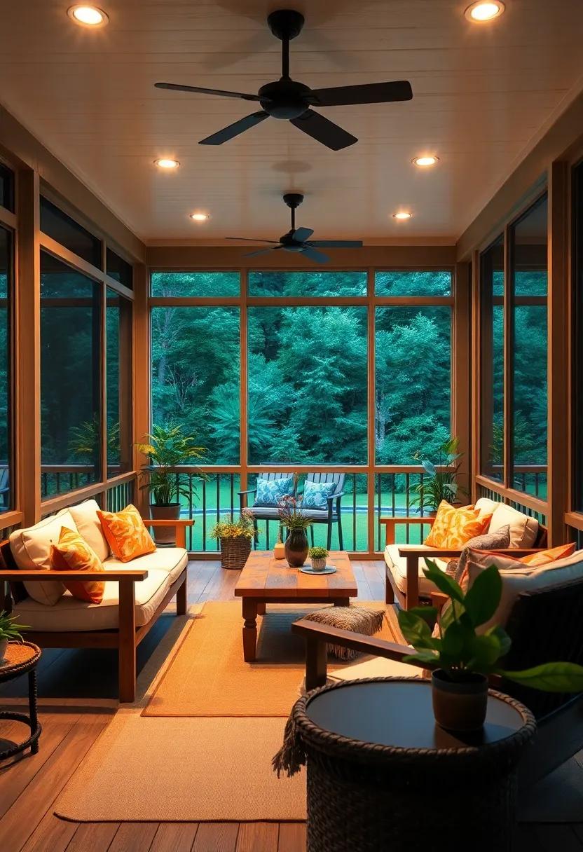 Lighting Ideas to Enchant Your Screened Porch Evenings