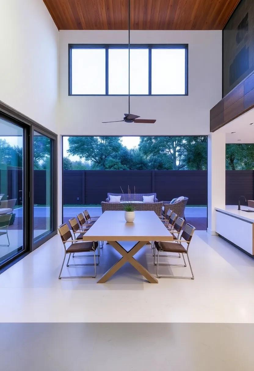 Choose Large Sliding Glass Doors to Open Up the Space
