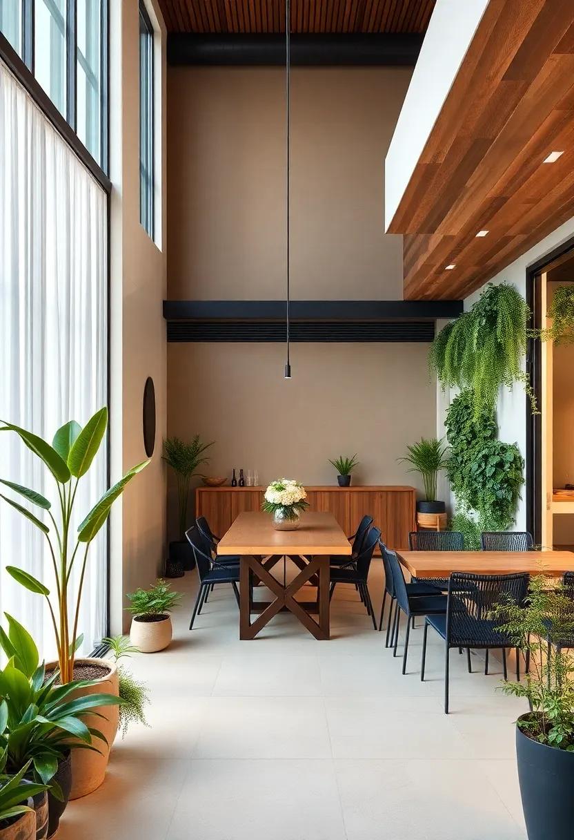 Incorporate‌ Greenery⁤ with Potted Plants or Vertical Gardens